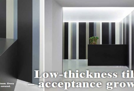Low-thickness tile – acceptance grows